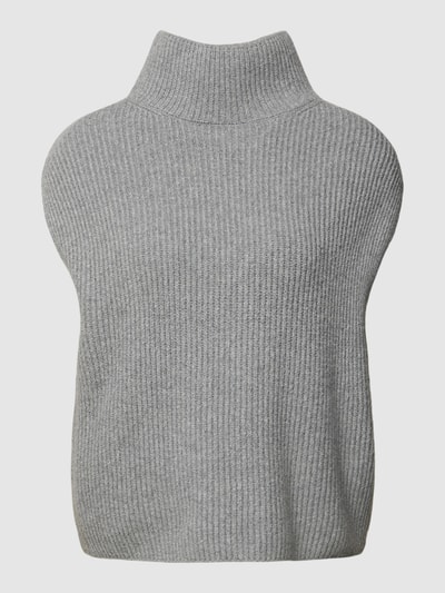 OPUS Gebreide pullover met turtleneck, model 'Palisa' Lichtgrijs gemêleerd - 2