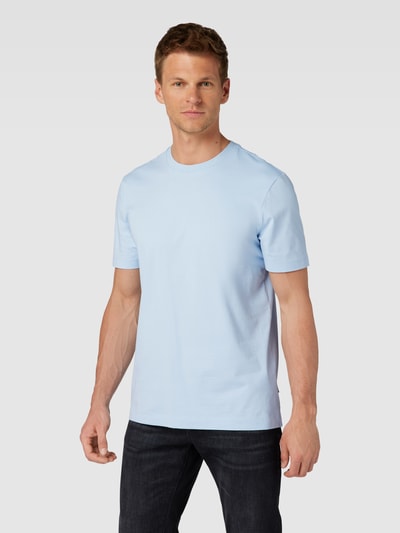 BOSS T-Shirt mit Label-Print Modell 'Thompson' Bleu 4