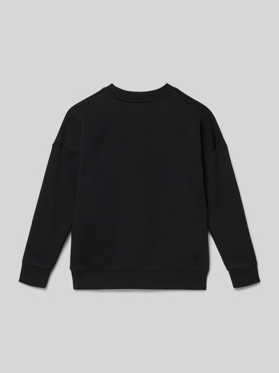 Produktfoto, Regular Fit Sweatshirt aus Baumwoll-Mix von BOSS, Optik: Unifarben, Langarm, Crew Neck, Label-Patch, Material: Baumwoll-Mix.