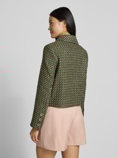 More & More Regular fit jack met platte kraag Groen - 5