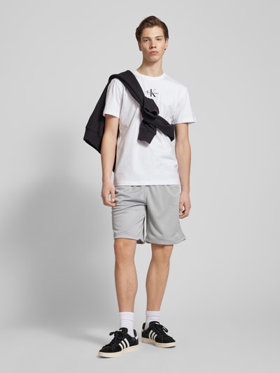 Calvin Klein Jeans T-Shirt mit Rundhalsausschnitt Weiss 1
