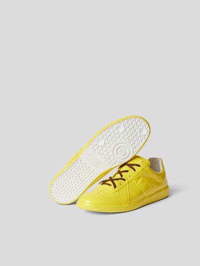 Maison Margiela Sneaker in schimmernder Optik Gelb 4