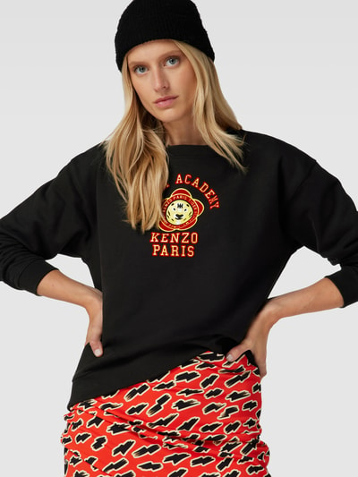 Kenzo Sweatshirt mit Label-Detail Black 3