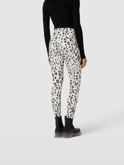 Juvia Leggings mit Allover-Animal-Print Beige Melange 5