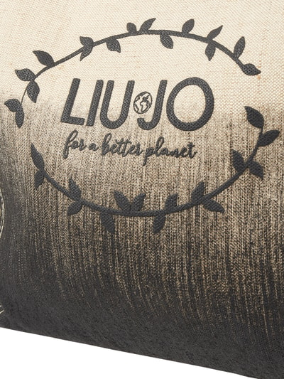 Liu Jo White Strandtasche mit herausnehmbarer Reißverschlusstasche Black 3