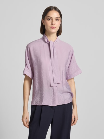 Marc O'Polo Relaxed Fit Schluppenbluse aus Viskose-Mix Flieder 4
