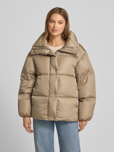 Gant Relaxed Fit Steppjacke mit Daunen-Feder-Füllung Camel 4