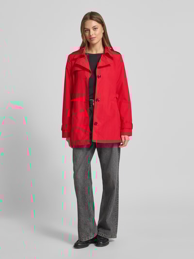 Christian Berg Woman Selection Trenchcoat mit Bindegürtel Rot 1