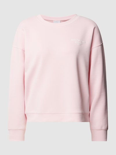 Jake*s Collection Sweatshirt met statementprint Roze - 2