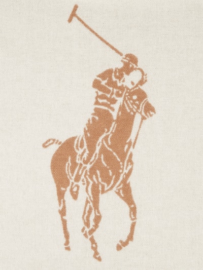 Polo Ralph Lauren Szal z mieszanki wełny Camel 2