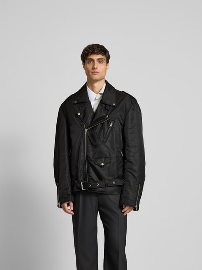 MM6 Maison Margiela Jacke mit Reverskragen Black 4