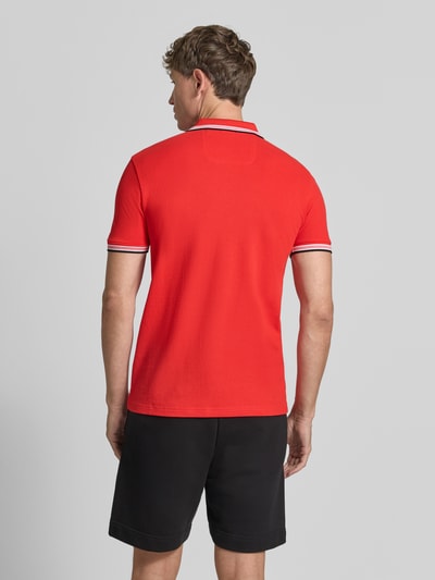 BOSS Green Koszulka polo o kroju regular fit z czystej bawełny model „PADDY” Czerwony 5