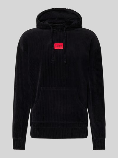 HUGO Hoodie mit Kapuze Modell 'Velvet' Black 1