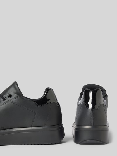 Steve Madden Ledersneaker mit Label-Print Modell 'FYNNER' Black 2