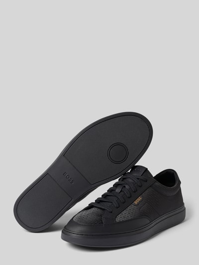 BOSS Sneaker aus Rindsleder mit Logo-Detail Black 4