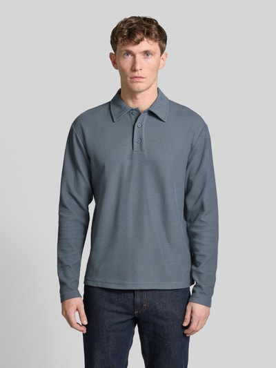 MCNEAL Poloshirt mit Polokragen Rauchblau 4