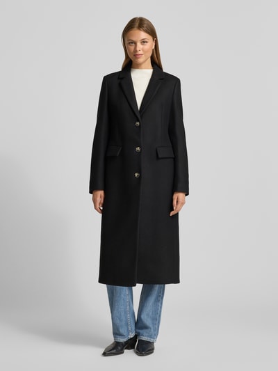 Tommy Hilfiger Płaszcz wełniany o kroju regular fit z domieszką kaszmiru  4