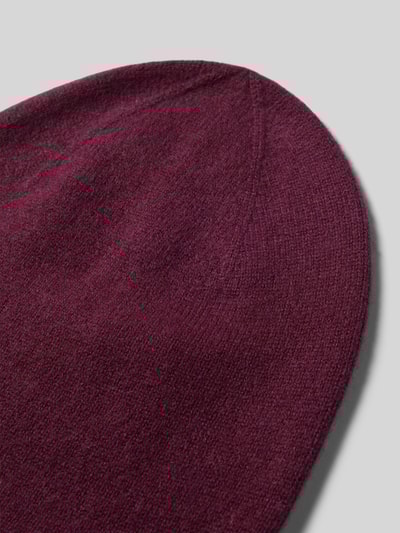 Christian Berg Woman Kaschmirmütze mit Rollsaum Bordeaux 2