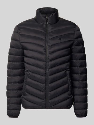 REVIEW Regular Fit Steppjacke mit Logo-Stickerei Black 1