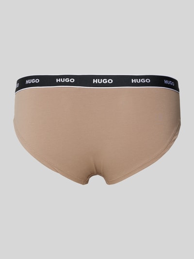 HUGO Slip mit elastischem Label-Bund im 3er-Pack Pink 3