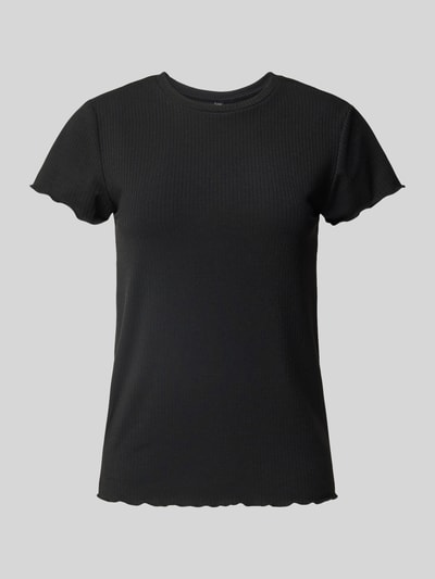 Pieces Slim Fit T-Shirt mit Viskose-Anteil Modell 'NICCA' Black 2