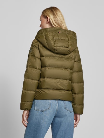 Tommy Hilfiger Kurtka puchowa ze stójką Khaki 5