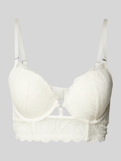 LASCANA Push-Up-BH mit Spitzenbesatz Modell 'Alicia' Offwhite 1