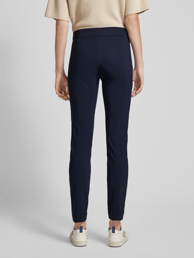 Raffaello Rossi Slim fit stoffen broek met ritszakken, model 'Otti' Marineblauw - 5