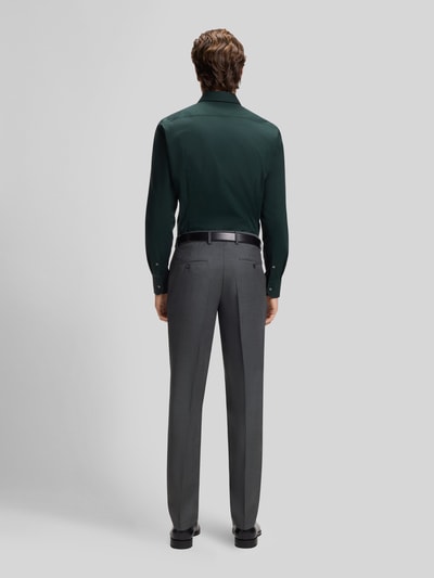 BOSS Koszula o kroju slim fit z mieszanki bawełny, koszula biznesowa model 'HANK' Butelkowy zielony 5