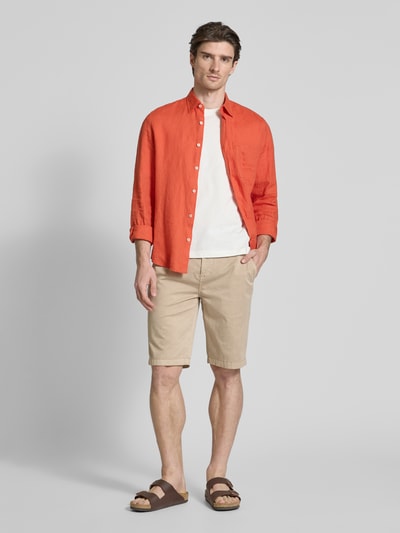 Lerros Regular Fit Bermudas mit Gesäßtaschen Beige 1