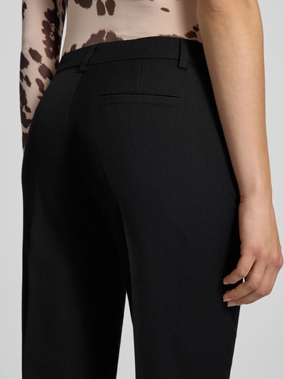 Gina Tricot Bootcut Stoffhose mit Bügelfalten Black 3