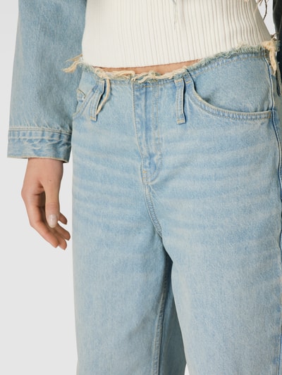 Mango Relaxed Fit Jeans im Destroyed-Look Modell 'FRANKIE' Hellblau 3