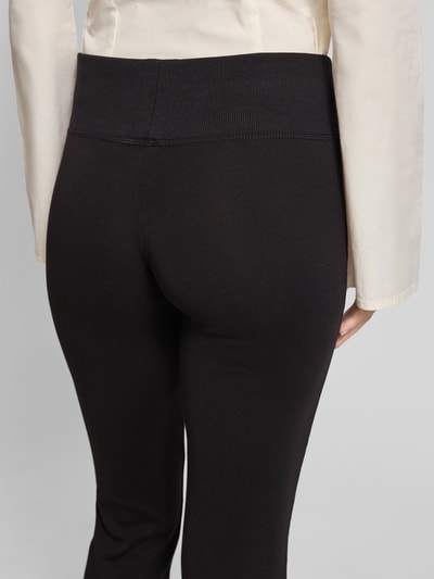 Review Flared fit legging met viscose Zwart - 3