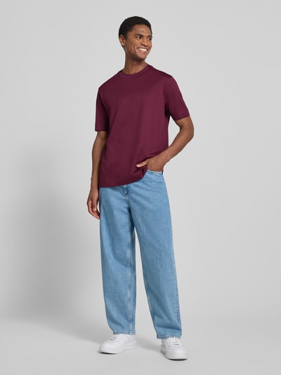 Emporio Armani T-Shirt mit Rundhalsausschnitt Bordeaux 1