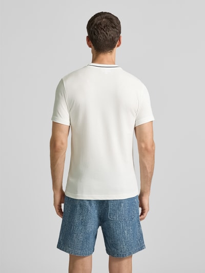 Lacoste Regular Fit T-Shirt aus Baumwoll-Mix Offwhite 5