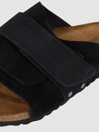 Birkenstock Sandalen aus Veloursleder Modell 'Kyoto' Black 2