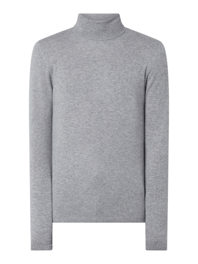 House of Paul Rosen Rollkragenpullover aus Kaschmir Silber Melange 2