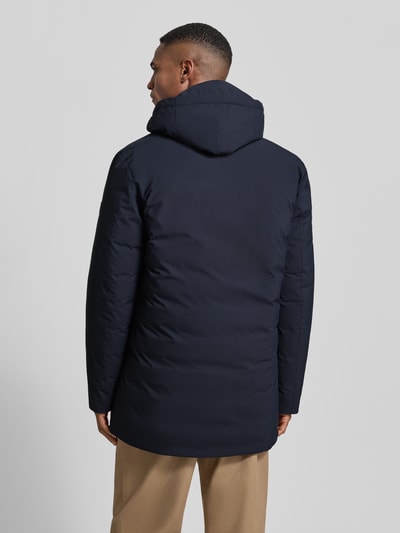 SAVE THE DUCK Kurtka outdoorowa o kroju regular fit z pionową kieszenią na piersi model ‘Esle’ Granatowy 5