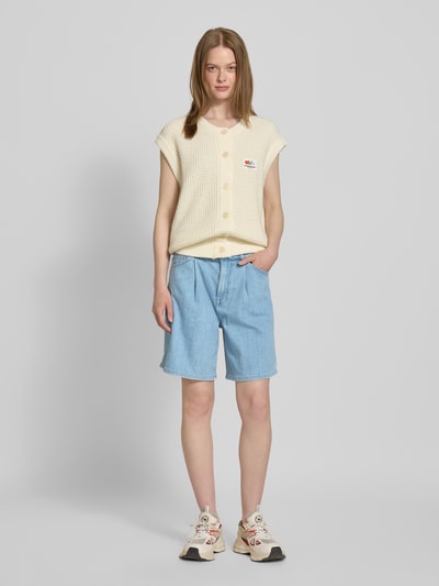 Selected Femme Regular Fit Jeansshorts aus Baumwoll-Mix Modell 'ANYA' Jeansblau 1