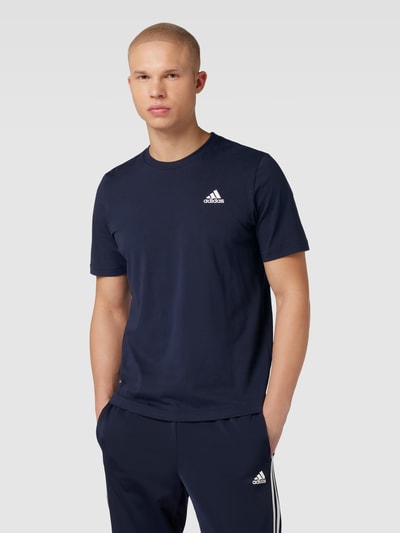 ADIDAS SPORTSWEAR T-Shirt mit Label-Stitching Marine 4