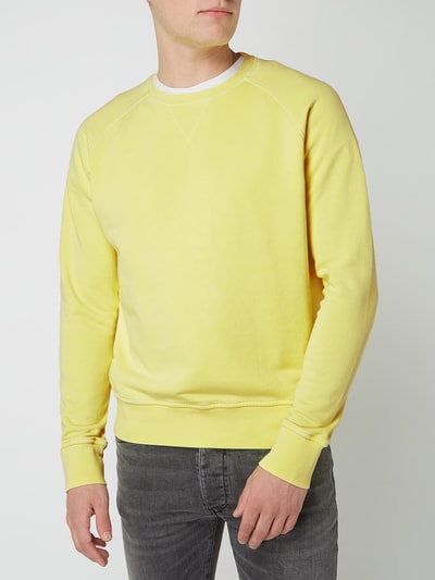 Drykorn Sweatshirt met raglanmouwen Neongeel gemêleerd - 4