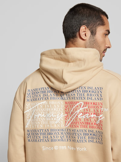 Tommy Jeans Hoodie met labelstitching Beige - 3