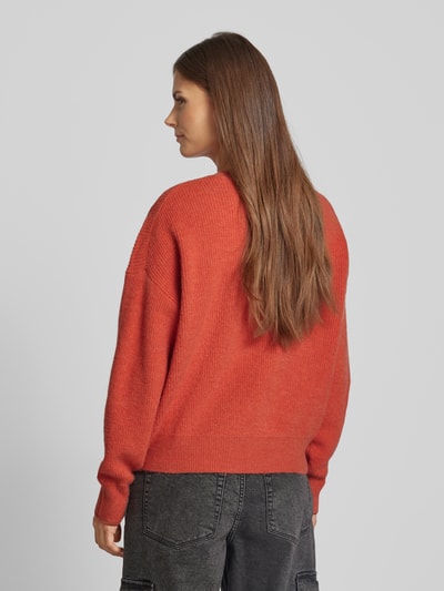 Scotch & Soda Gebreide pullover met ronde hals Koraal - 5