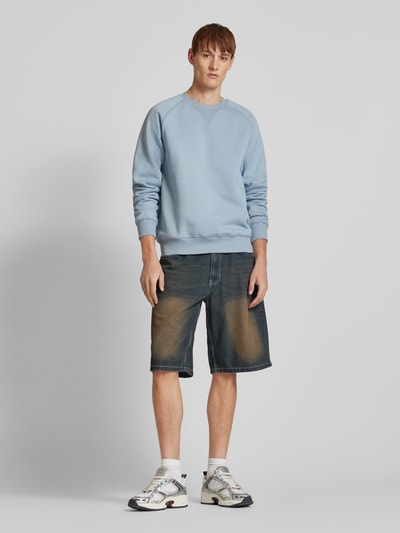 KARL KANI Baggy fit korte jeans in 5-pocketmodel Zwart - 1