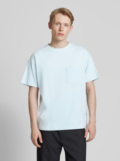 BLKVIS T-Shirt mit Brusttasche Hellblau 4