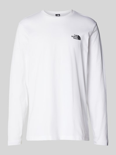 The North Face Longsleeve mit Label-Print Weiss 1