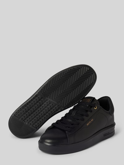 Replay Sneaker aus echtem Leder Modell 'UNIVERSITY' Black 4