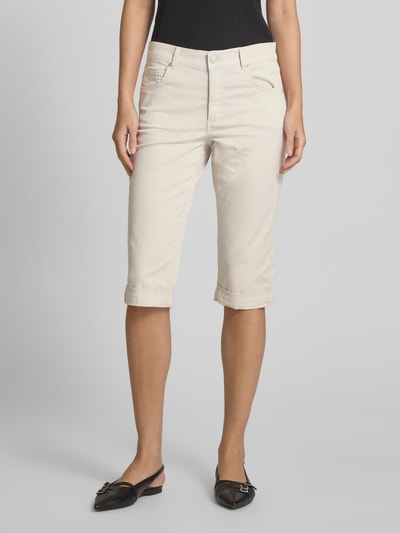 Angels Slim fit capribroek in 5-pocketmodel, model 'Turn up' Kit - 4