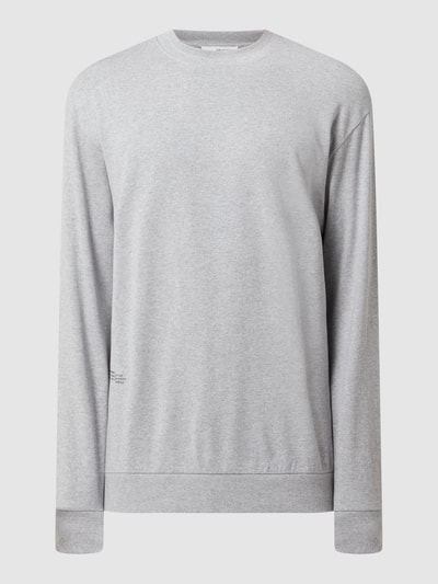 Selected Homme Relaxed Fit Sweatshirt mit Prints Modell 'Aaren' Mittelgrau 2