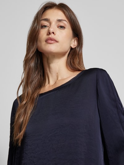 Marc Cain Bluse mit Rundhalsausschnitt Marine 3